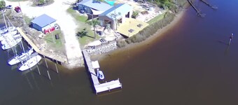 Amazing recreational vehicle with AC at Cook Bayou Marina in Panama City.