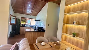 Appartement, 2 chambres, accessible aux personnes à mobilité réduite, fumeurs | Restauration
