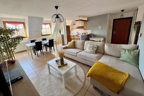 Spacious, quiet apartment in the heart of Rouffach