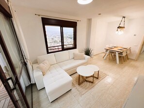 Living area - Beach Apartment with Pool & Gym (Calp)