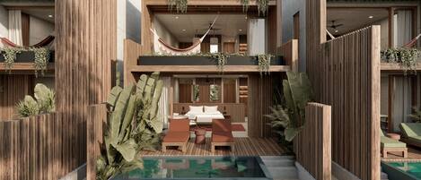 Deluxe Suite, Private Pool | Premium bedding, memory foam beds, minibar, in-room safe