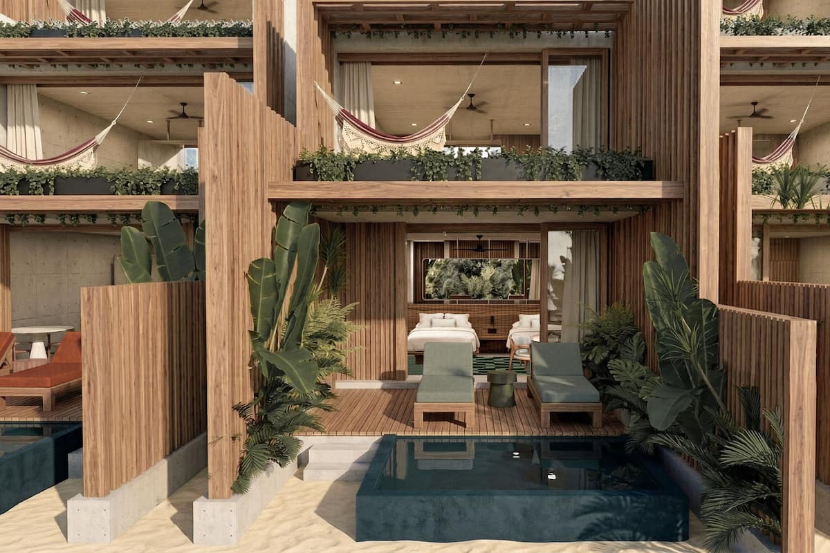 Junior Double Room, Private Pool | Terrace/patio