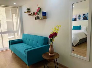 Living area - Lovely loft downtown - La Candelaria (Bogotá)