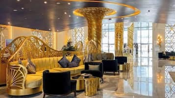 Sitteområde i lobbyen