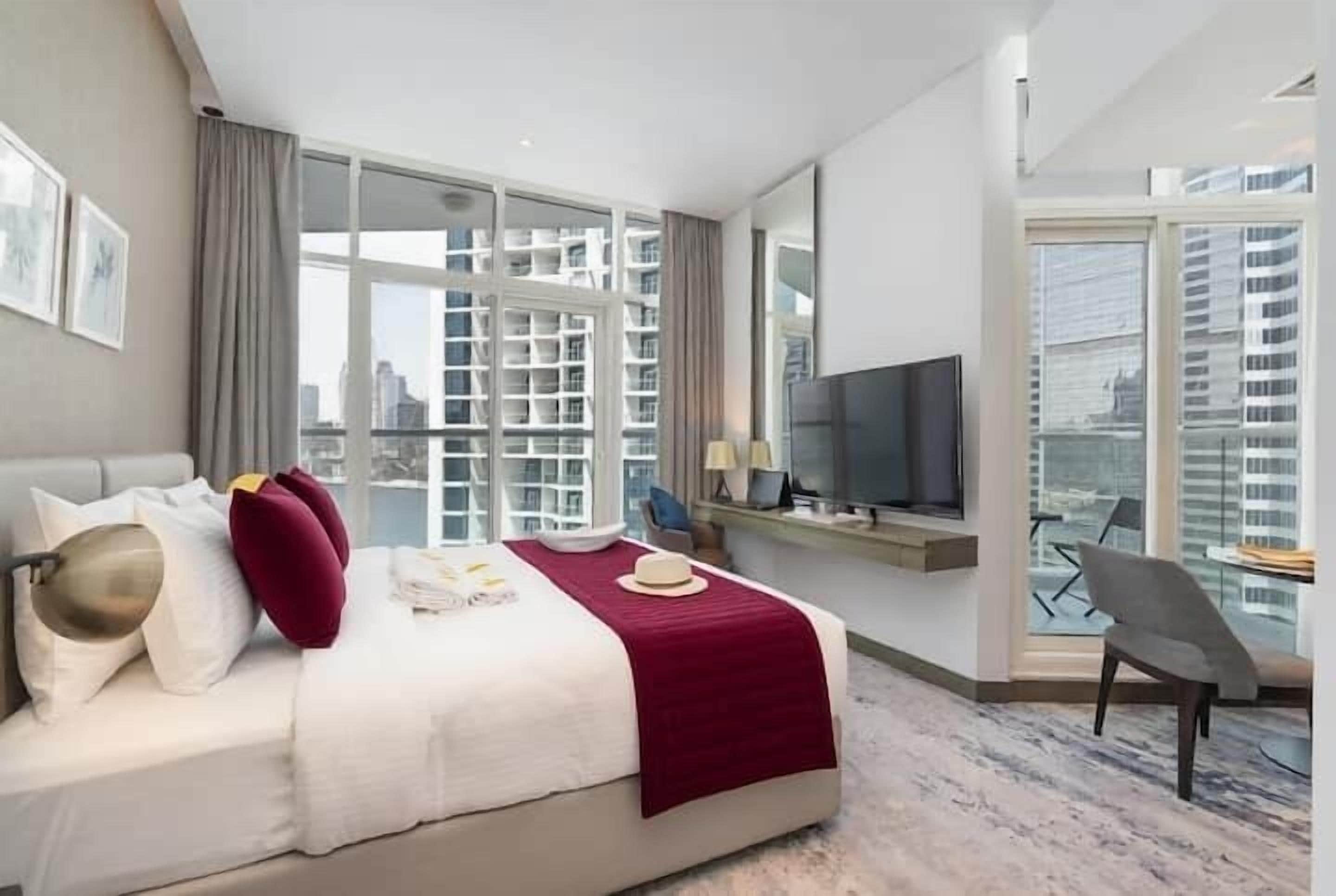 Luxe studio, balkon, uitzicht op kanaal | Een strijkplank/strijkijzer, babybedden, gratis wifi, beddengoed