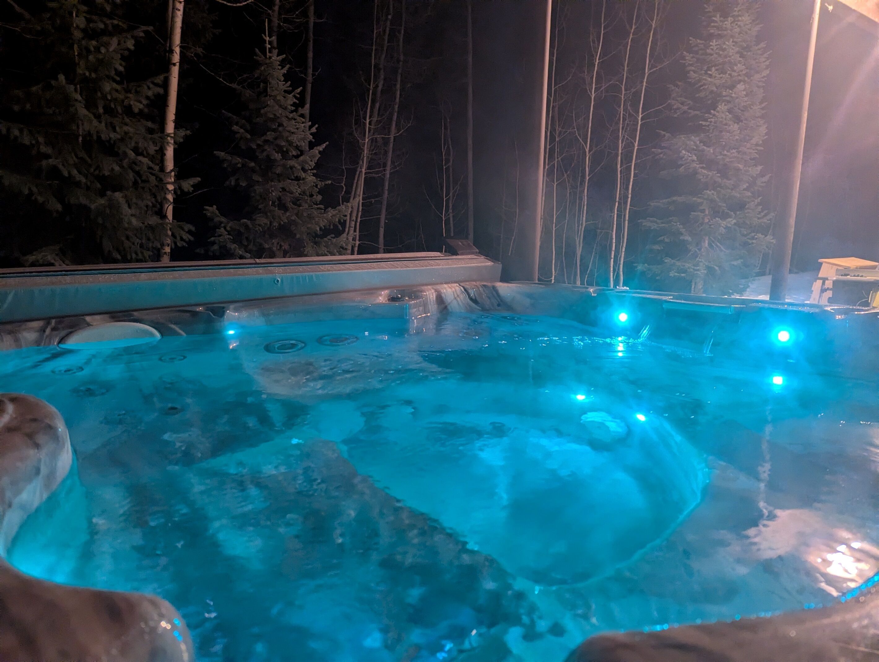 Bain à remous extérieur