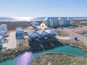 Exterior - NEW! Private Pool|2 min walk to beach|Pets! (Port Aransas)