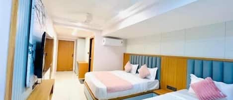 ห้องลักซ์ชัวรี่ทริปเปิล, วิวเมือง | เตารีด/โต๊ะรีดผ้า, Wi-Fi ฟรี