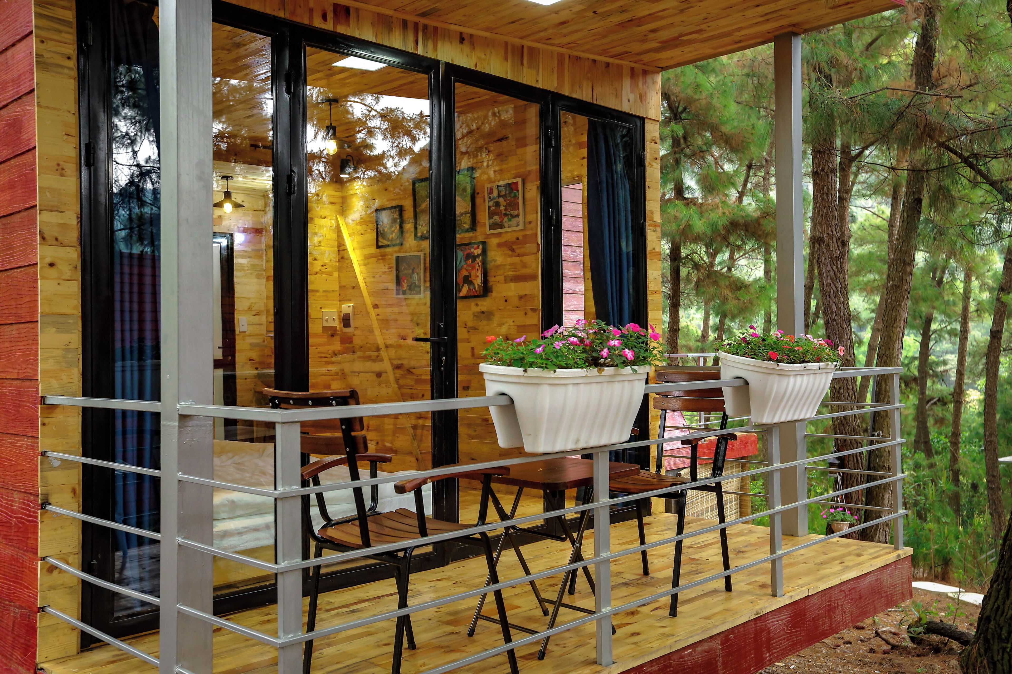 Deluxe Double or Twin Room, Mountain View, Mountainside | Outdoor dining