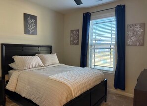 4 bedrooms, iron/ironing board, travel crib, free WiFi