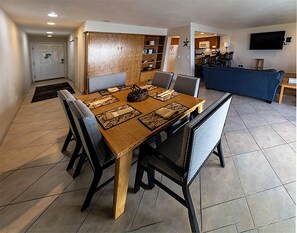 Interior - Condo #107 with beautiful sunset view from your balcony overlooking the ocean (Lincoln City)