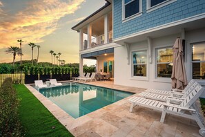 Outdoor pool - Ocean Hammock Luxury with Pool, Game Room & Beach Access (Palm Coast)