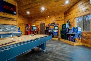 Games room - New Listing! 18ft Swim Spa, Huge Game Rm, Central Location! (Gatlinburg)