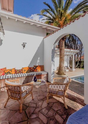 Terrace/patio - Our "Etxe Churia" house (Anglet)