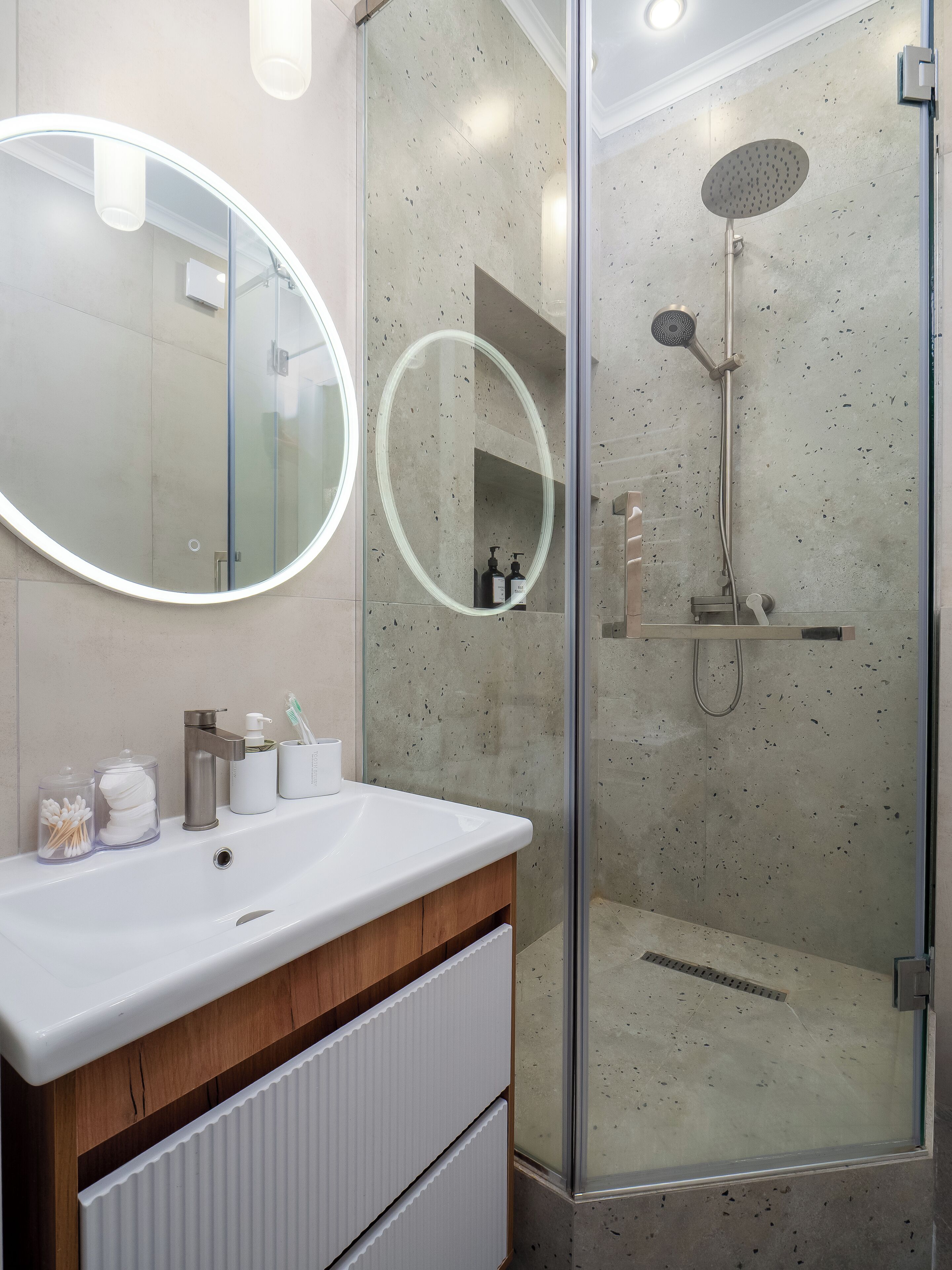 Comfort-Apartment, Bergblick | Badezimmer