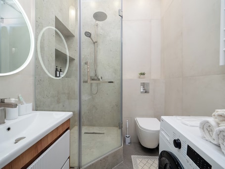 Bathroom. Comfort apartments near Mega