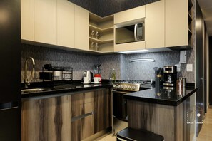 Private kitchen - Magnifico Departamento Frente al Parque Pushkin (Mexico City)