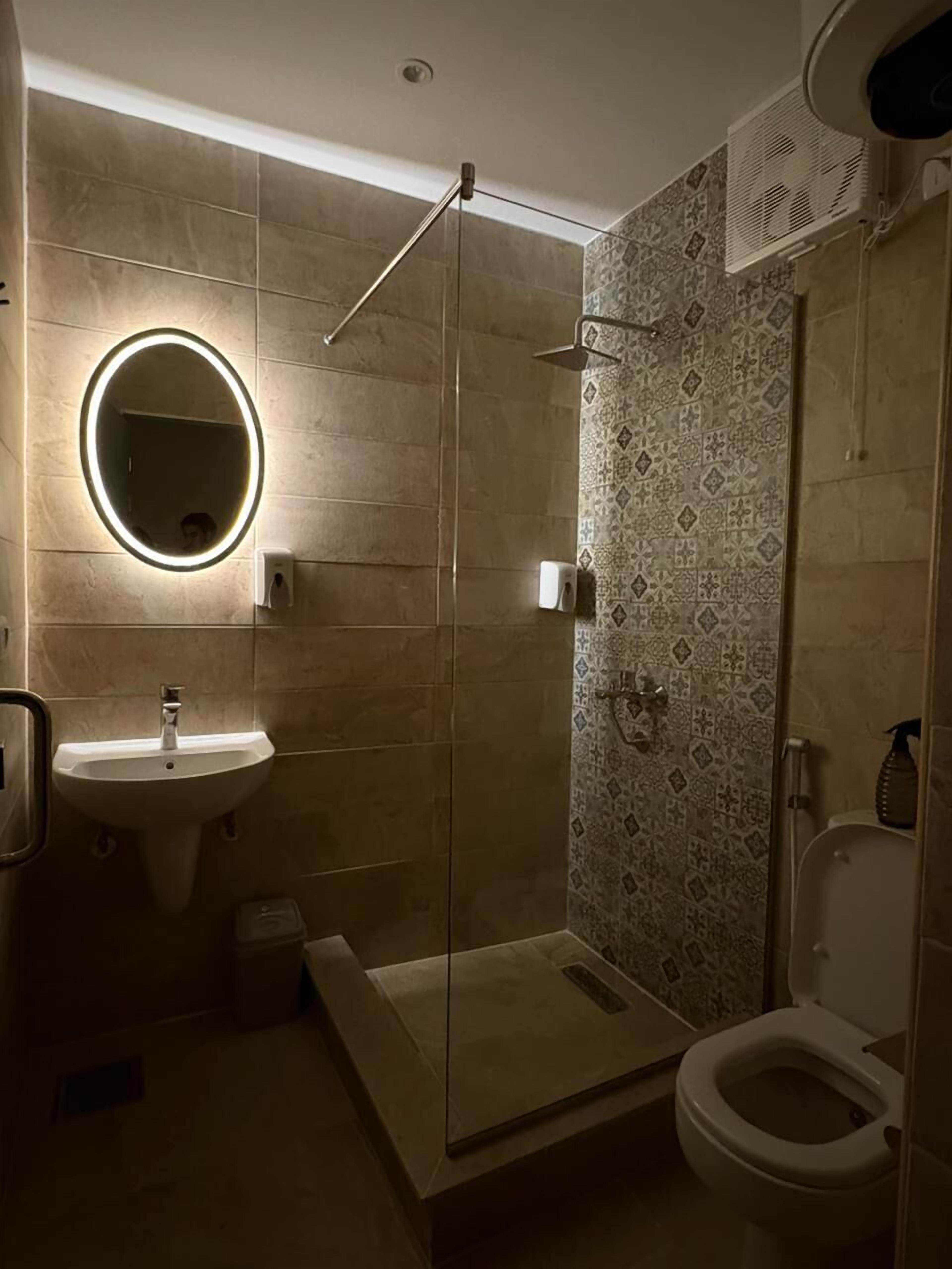 Dusj på badet