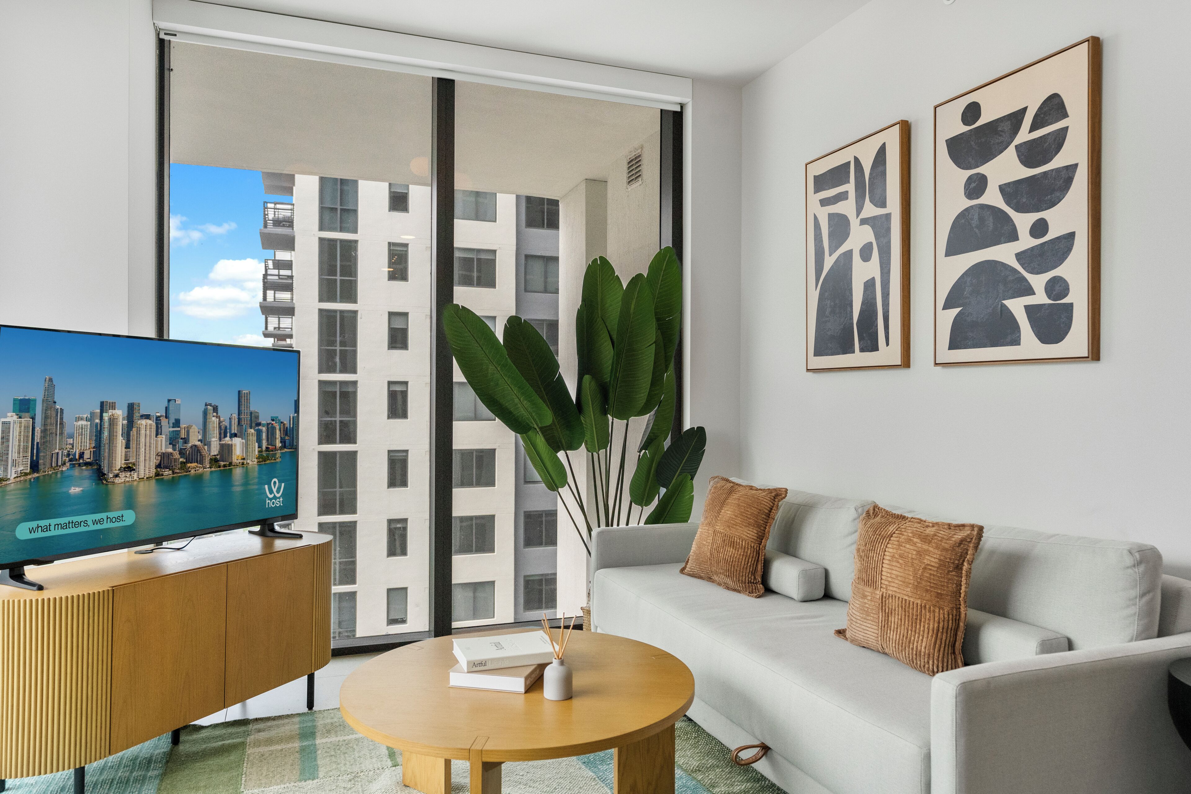 Classic Apartment, 2 Bedrooms | Living area | Smart TV