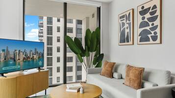 Classic Apartment, 2 Bedrooms | Living area | Smart TV