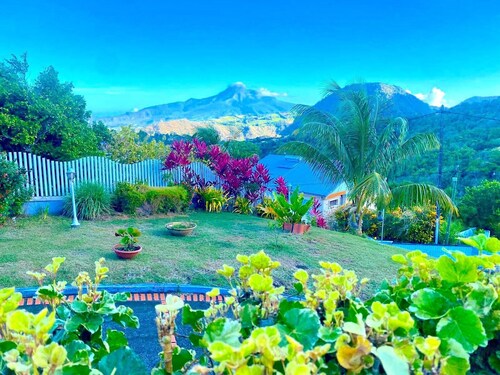 Family - Nature, mountains and sea escape - F2 Piscine & Terrasse Morne Vert