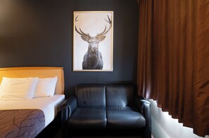 Chambre Standard double | Rideaux d’obscurcissement, fer et planche à repasser