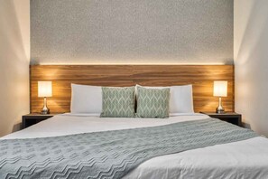 Desk, iron/ironing board, travel crib, free WiFi