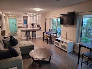 TV, table football, offices