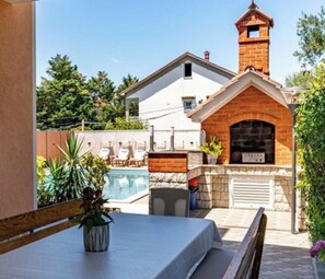 Outdoor dining - Apartments Foric -Three bedroom apartment (3) (Rab)