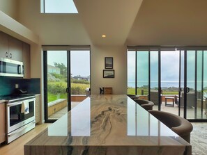 Fridge, microwave, oven, stovetop - Sea Legacy | New Construction, Ocean View, Hot Tub (Sea Ranch)