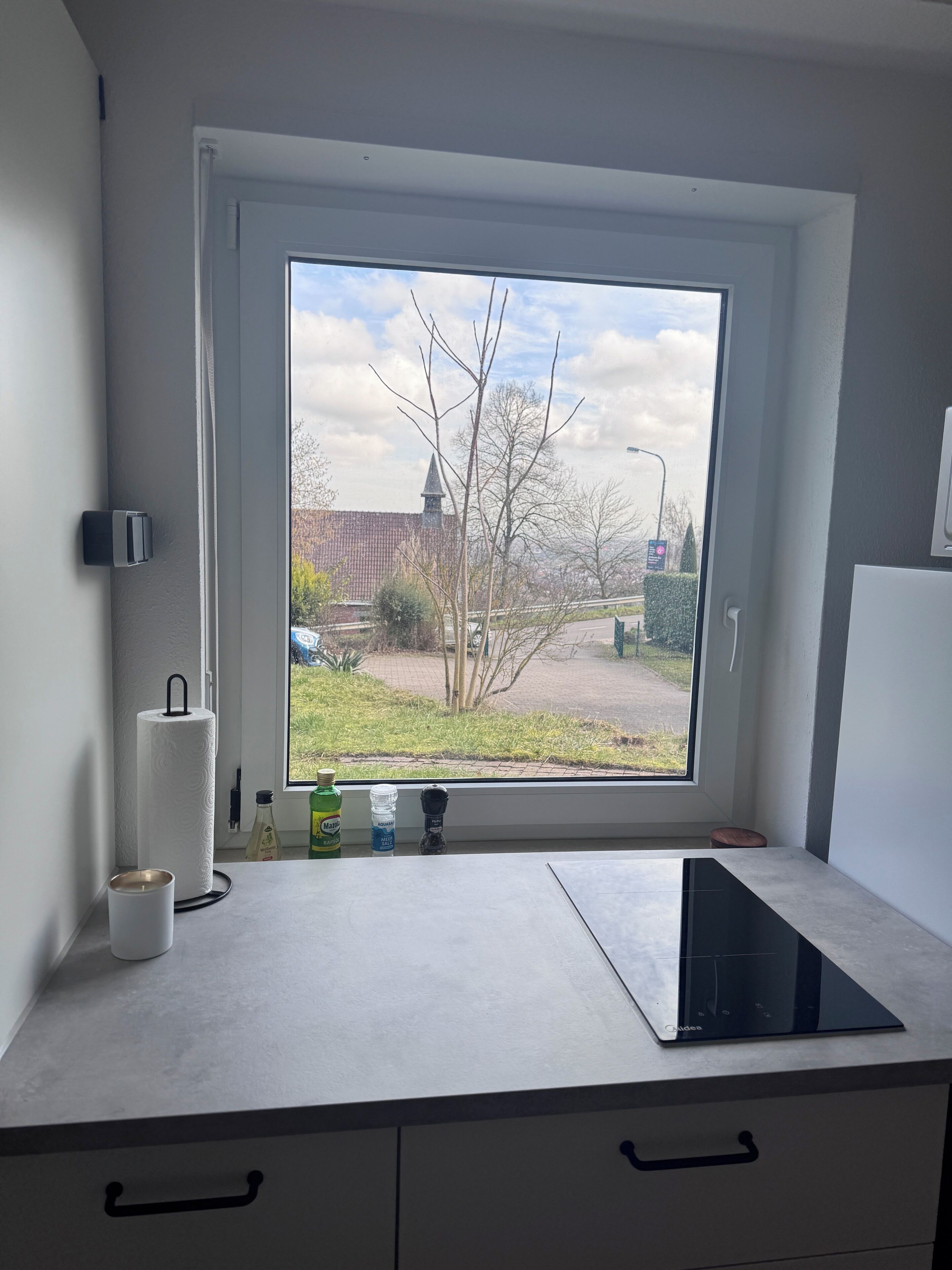 Kühlschrank, Mikrowelle, Herdplatte, Geschirrspüler