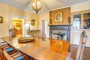 Dining - Hot Tub Access: Historic Group Getaway in Amherst! (Amherst)