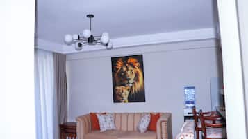 Apartment, Balcony, City View | Living area