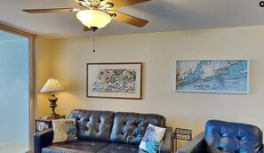 Condo, 1 King Bed with Sofa bed (Perdido Sun 1000) | Living area - Perdido Sun 1000 (Pensacola)