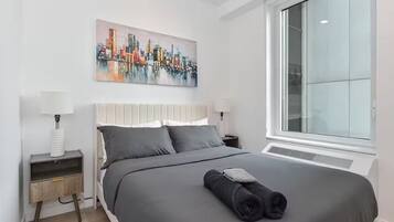 In-room safe, desk, laptop workspace, iron/ironing board