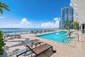 Pool - Modern 1BR Brickell Condo w/ Balcony & Pool (Miami)