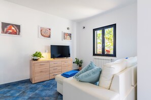 Fernseher, Kamin