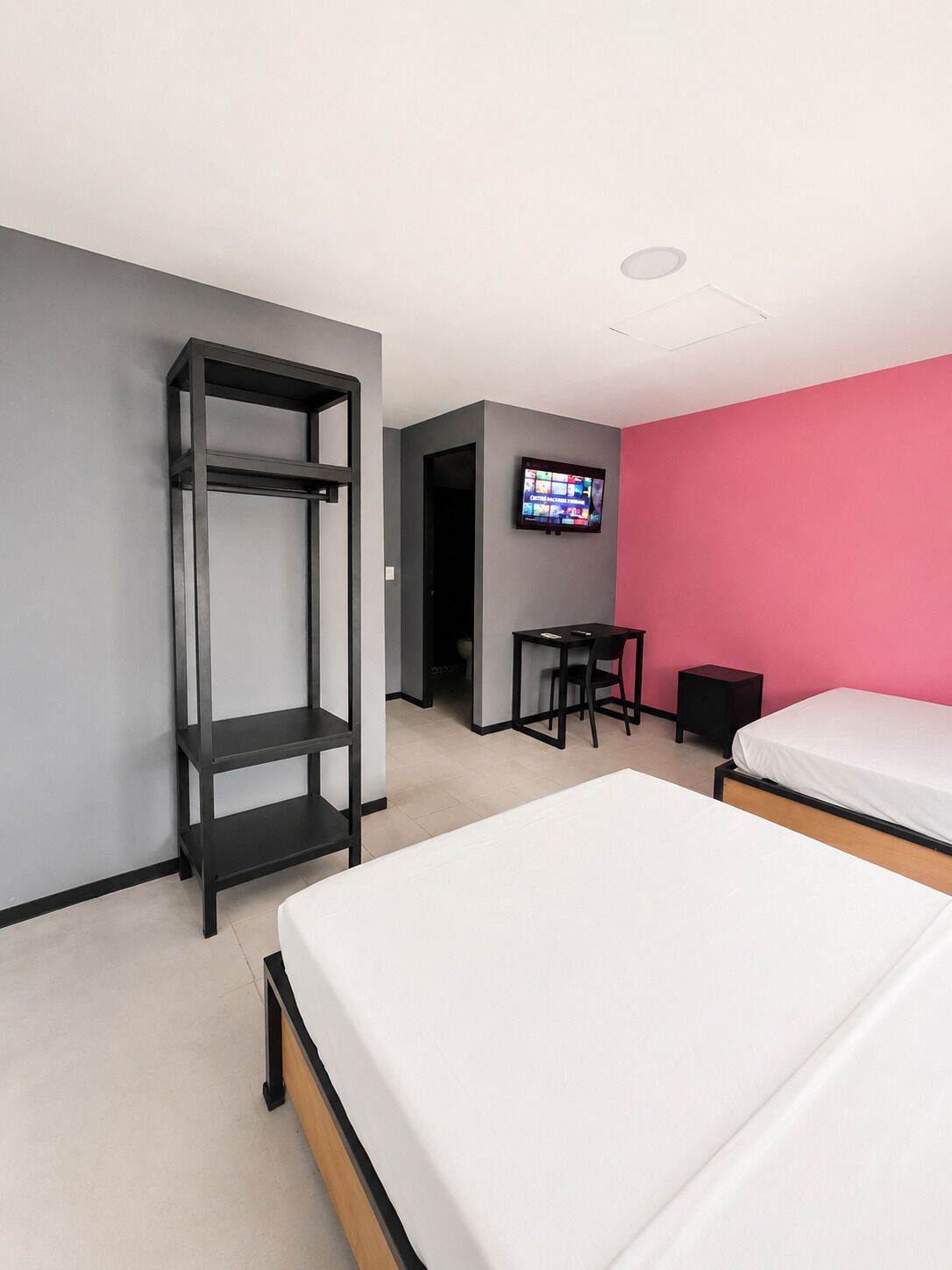 Habitación doble familiar, 2 camas matrimoniales | Ropa de cama 