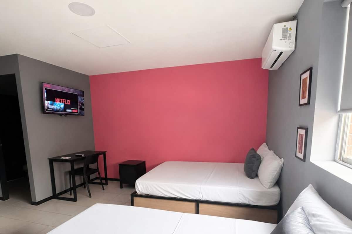 Family Double Room, 2 Double Beds | Bed sheets