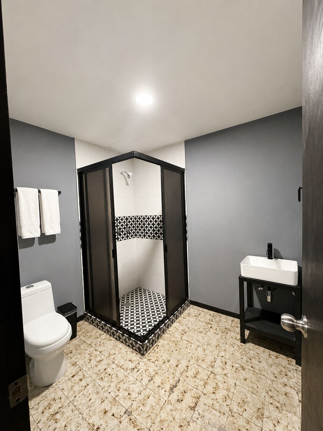 Economy Double Room, No Windows | Bathroom | Shower, towels, soap, shampoo