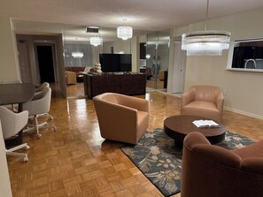 Interior - Midterm Rental of art deco styled condo with Intracoastal view + access. (Hypoluxo)