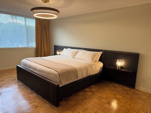 2 間睡房、熨斗/熨衫板、Wi-Fi、床單