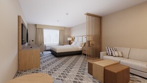 Suite – signature, 1 kingsize-seng | Sengetøy av topp kvalitet, senger med overmadrass og skrivebord