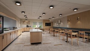 Aamiainen, lounas ja illallinen; amerikkalainen keittiö 