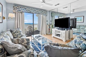 Condo, Multiple Beds, Pool Access, Ocean View (Sea Cloisters 303A) | Living area - Sea Cloisters 303a (North Myrtle Beach)