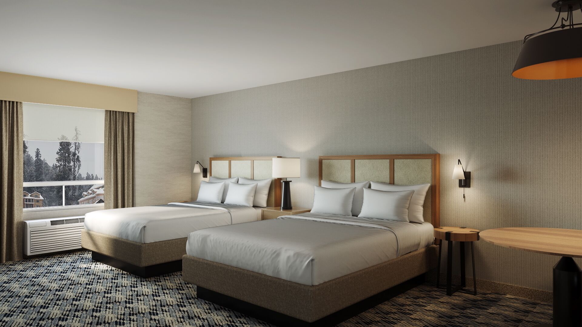 Blackout drapes, free WiFi