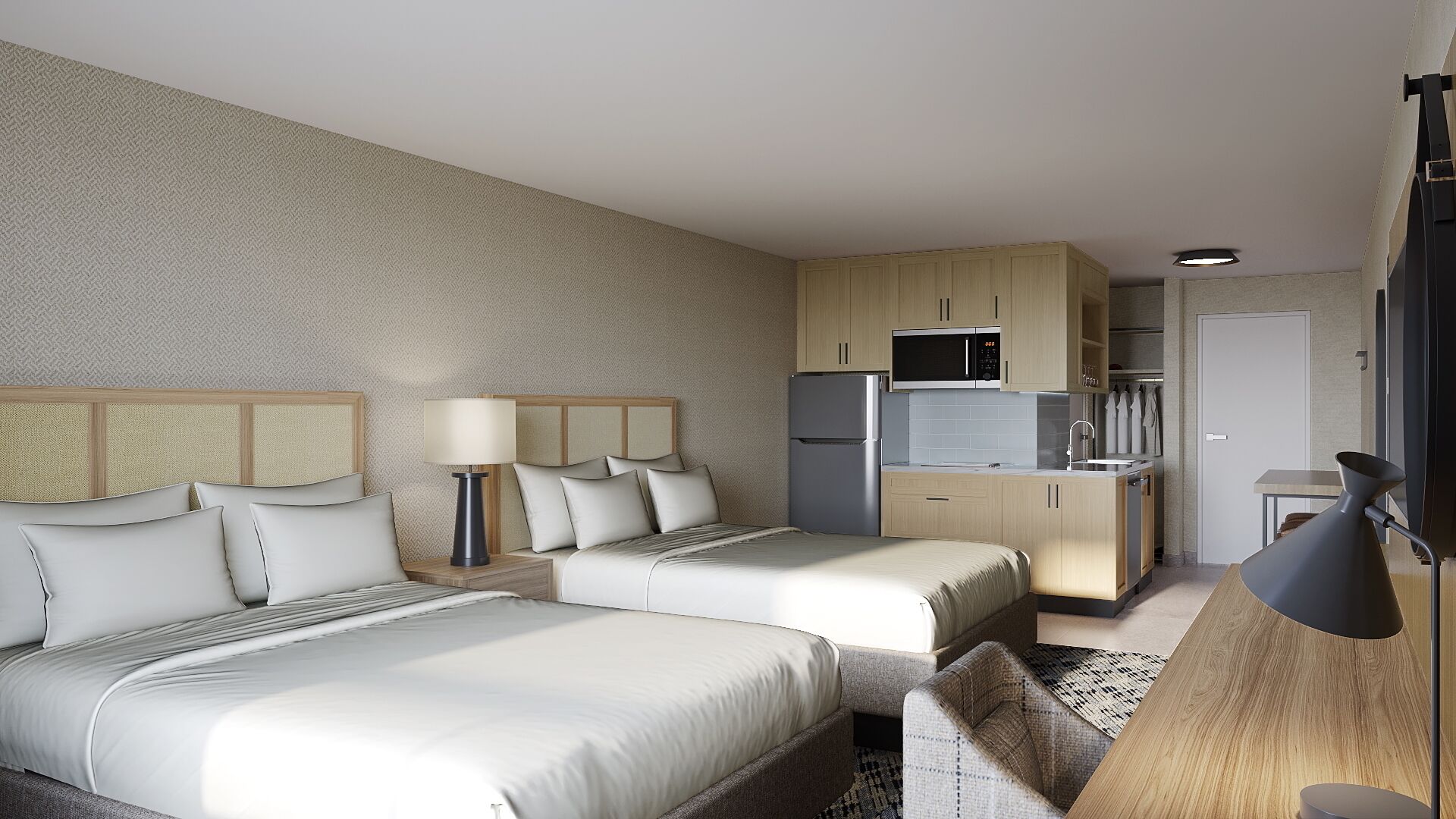 Blackout drapes, free WiFi