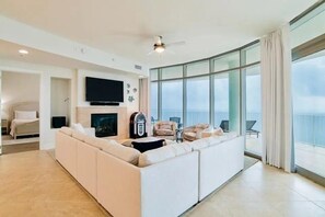 Condo, Multiple Beds (Turquoise C2509) | Living area - Turquoise C2509 (Orange Beach)