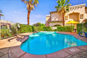 Outdoor pool, a heated pool - CLR112 Modern 1BD La Quinta Gem, Walk to Old Town! (La Quinta)