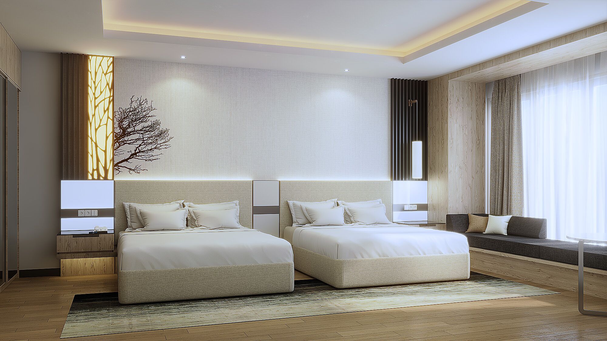 Dobbeltrom – familie | Safe på rommet og wi-fi (inkludert)